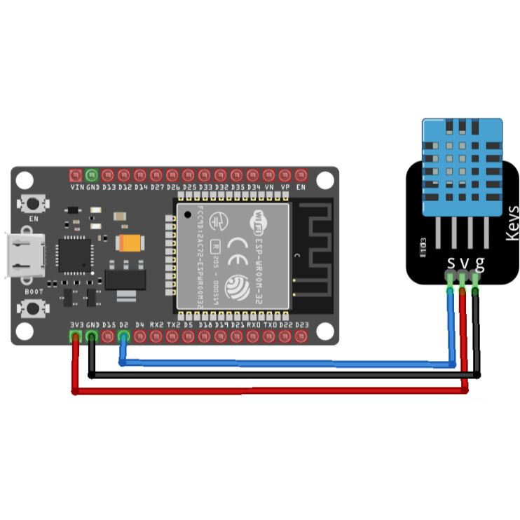 Starter Kit For ESP32 (Many Sensors) ESP32 Starter Kit for RBT/School/KV/Final Year Project FYP