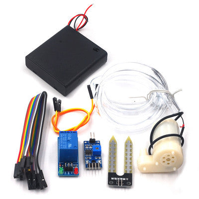 Smart DIY Automatic Watering Kit – Soil Moisture Sensor + Mini Pump + Relay Control | Self-Watering System for FYP, RBT