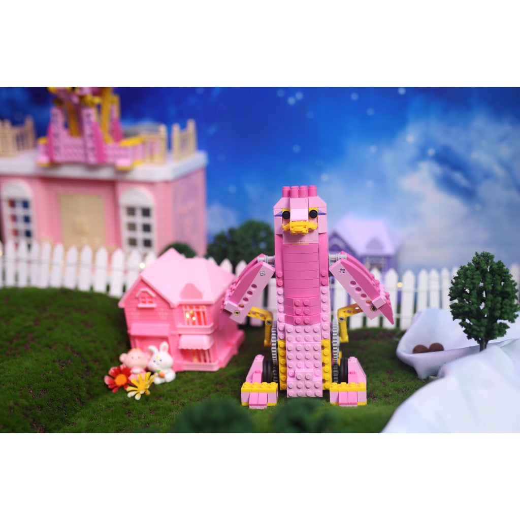 Apitor Robot G Cute Pink STEM Toy | DIY Smart Robot for Hands-On Learning