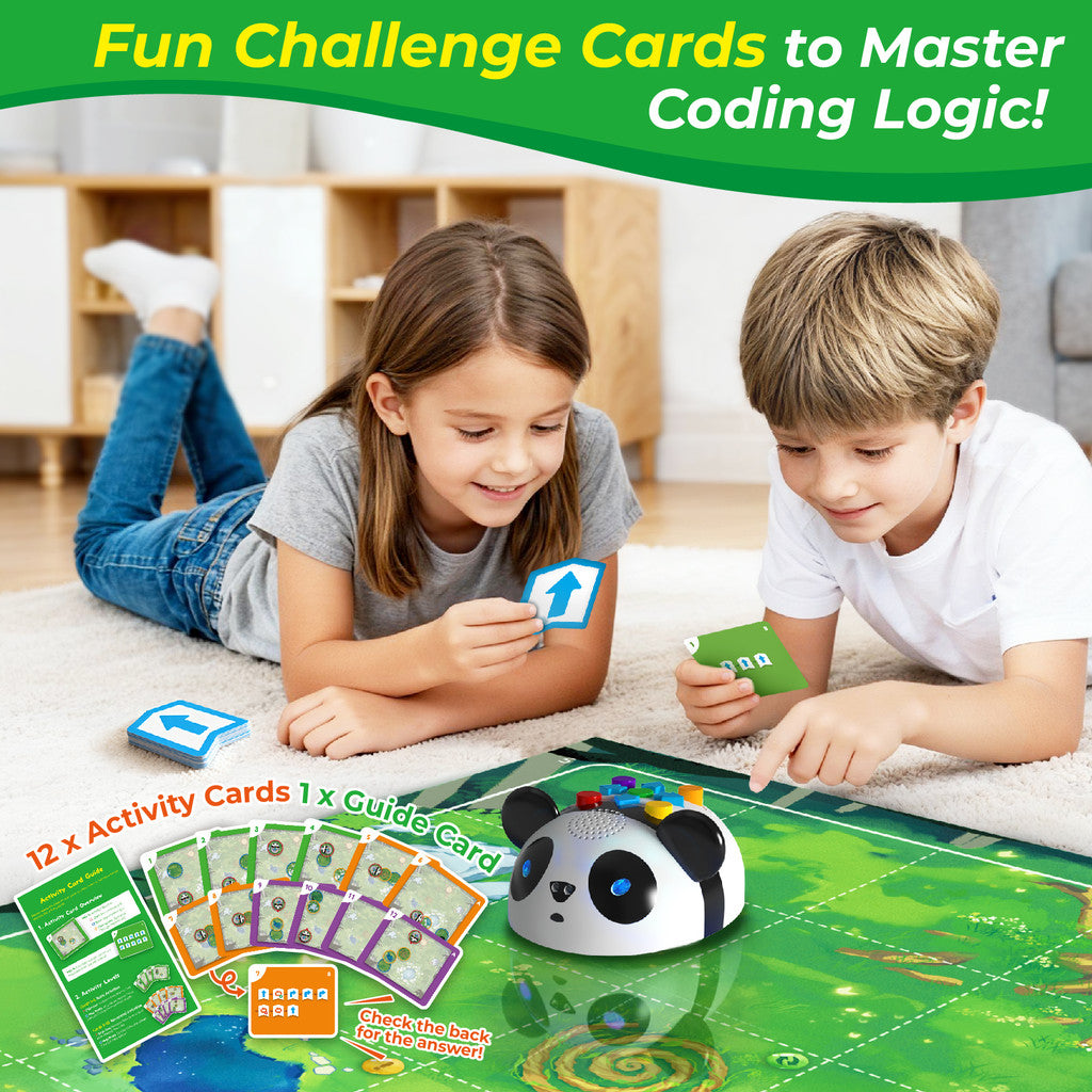 APITOR Panda STEM – Button-Controlled Coding Robot (NO APP)