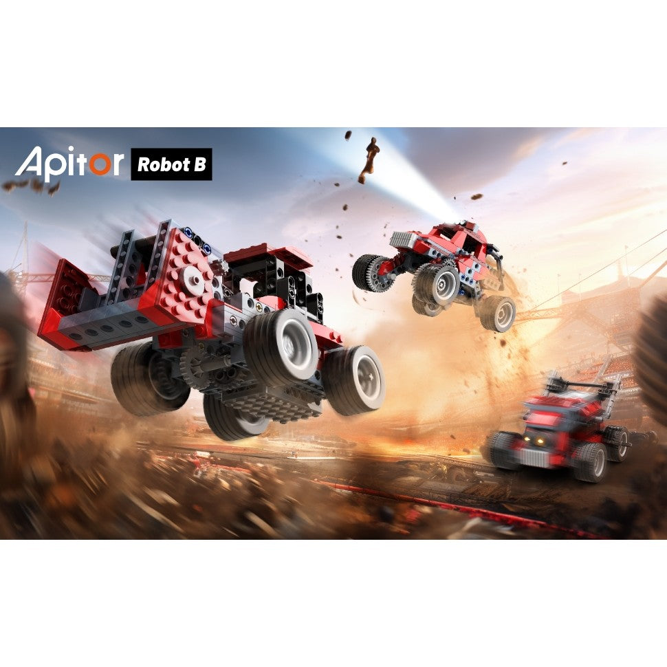 Apitor Robot B STEM Building Kit | Entry-Level Educational Robot for Kids & Beginners
