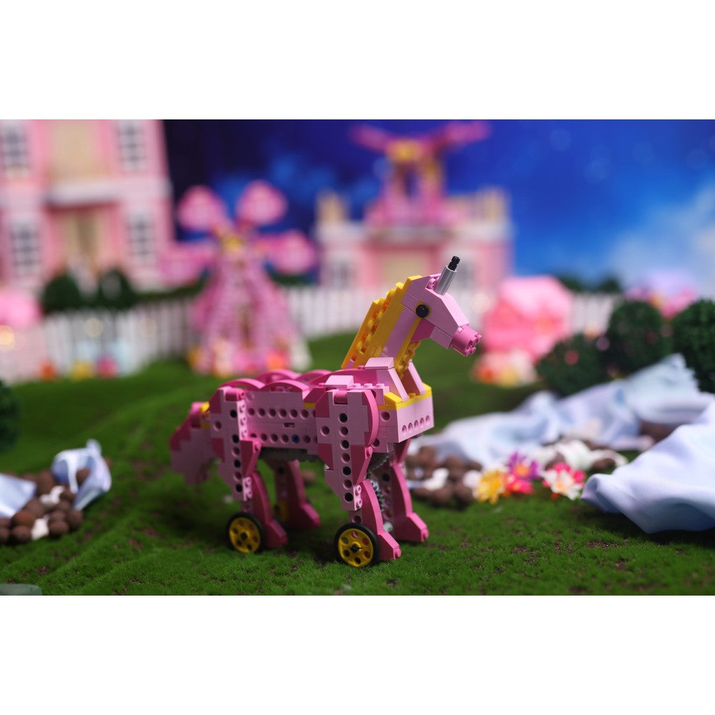 Apitor Robot G Cute Pink STEM Toy | DIY Smart Robot for Hands-On Learning