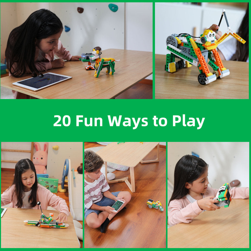 Apitor Robot Q Smart STEM Building Set | Logical Thinking & Coding Toy for Children