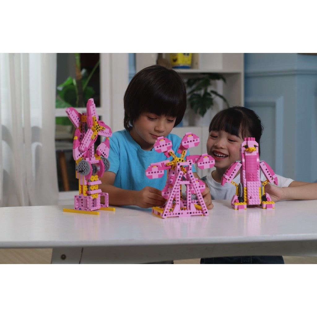 Apitor Robot G Cute Pink STEM Toy | DIY Smart Robot for Hands-On Learning